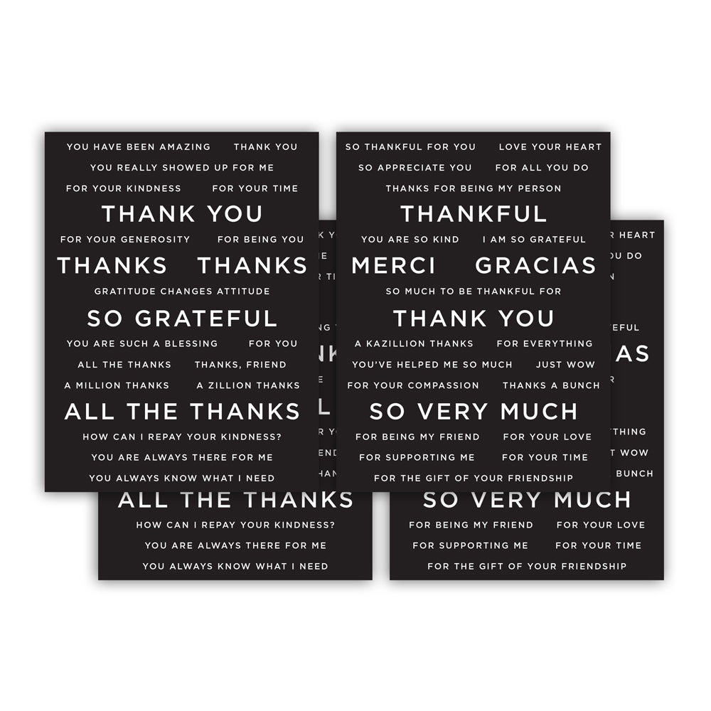 CZ Design SENTIMENT STRIPS REVERSE GRATITUDE czg010
