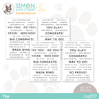 CZ Design Sentiment Strips YAY czg037