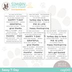 CZ Design Sentiment Strips SASSY T DAY czg043
