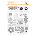 CZ Design Clear Stamps HAPPY DAYS czs54 Send Happiness *