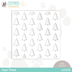CZ Design Stencil JUST TREES czt008