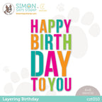 CZ Design Stencils Layering Birthday czt010 Out Of This World