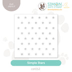 CZ Design Stencil Simple Stars czt012