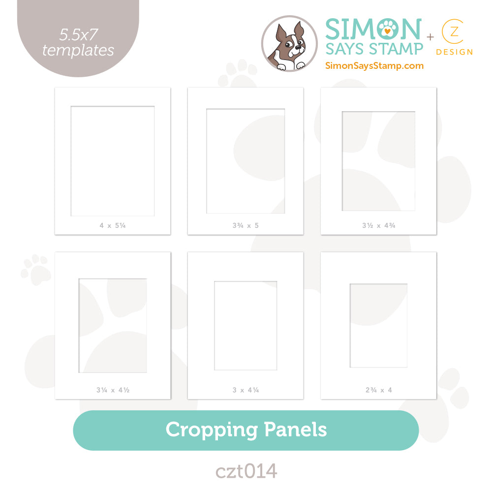 CZ Design Set of 6 Cropping Panels czt014