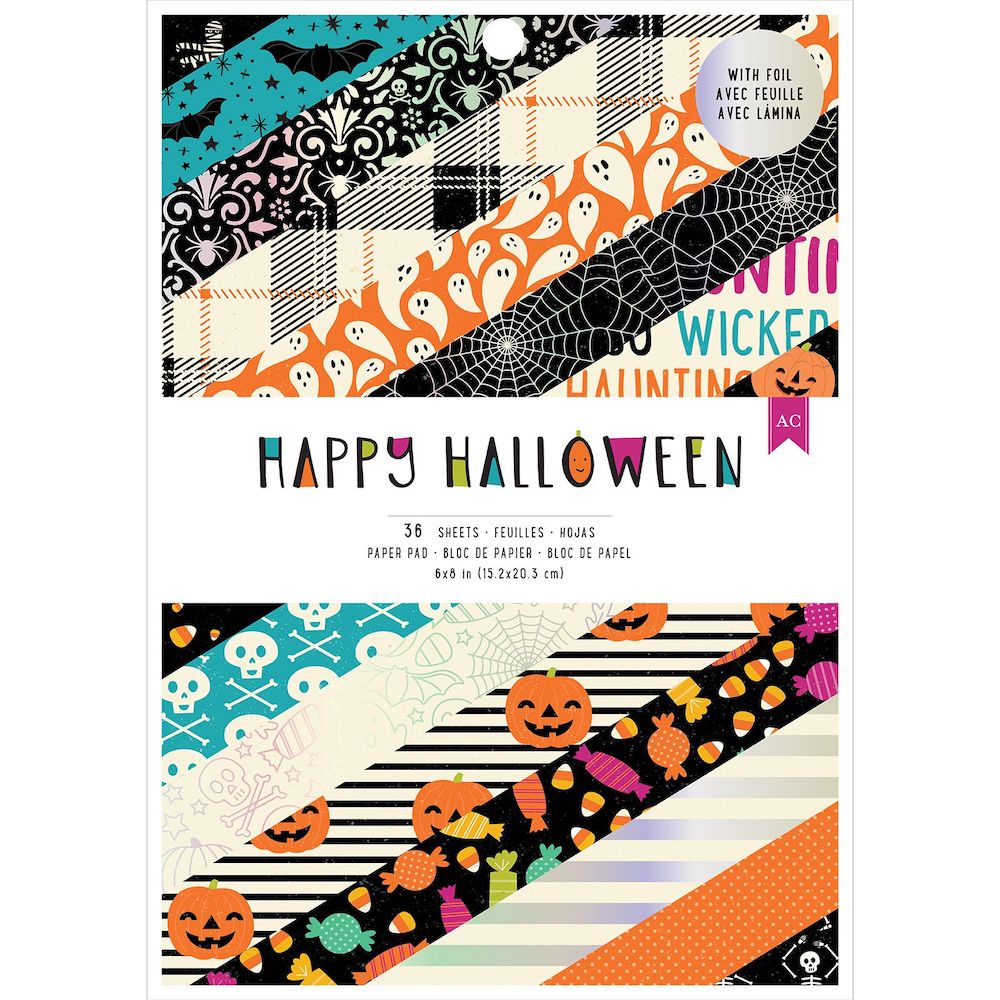 American Crafts Happy Halloween 6 x 8 Paper Pad 34024700