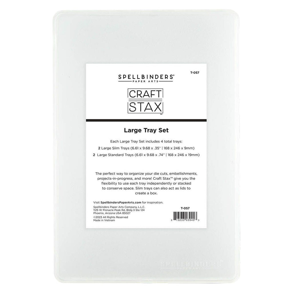 t-057 Spellbinders Craft Stax Large Tray Set