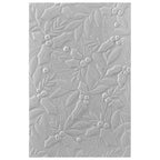 E3D-060 Spellbinders Holly and Foliage 3D Embossing Folder