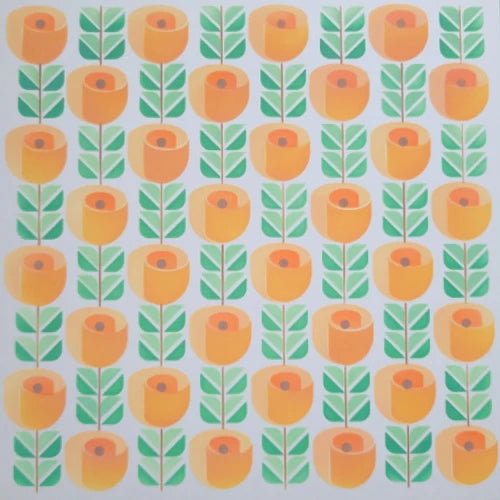 The Rabbit Hole Designs Deco Flower 6 Layer Die and Stencil Set