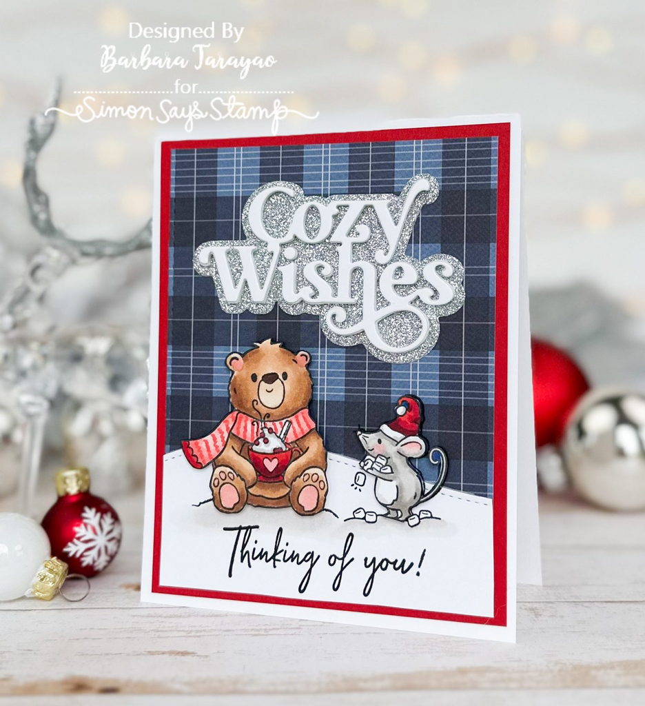 Simon Says Stamp Cozy Wishes Wafer Dies sssd112991 Holiday Card | color-code:ALT05
