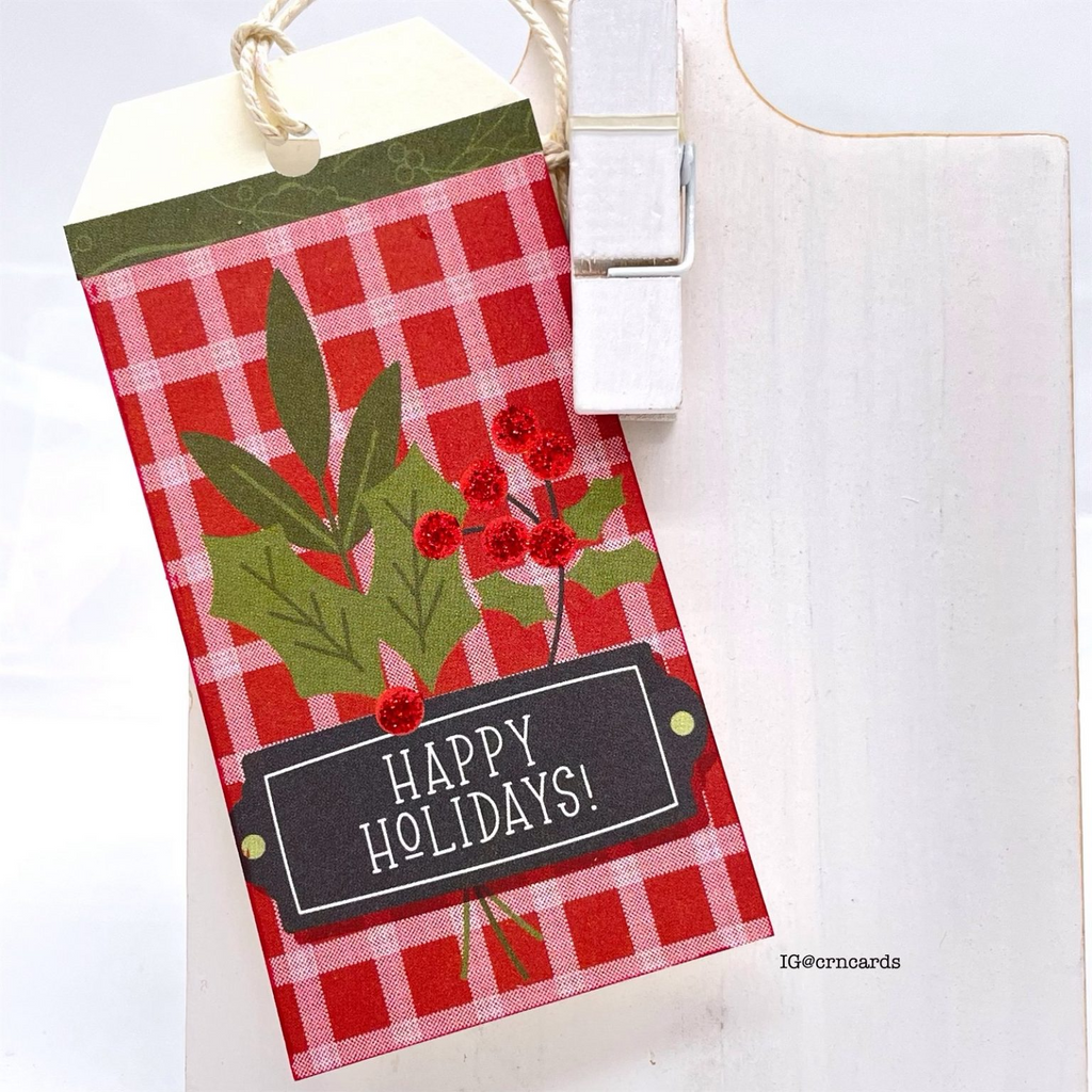 Simon Says Stamp Two Stems And Berries Wafer Dies sssd112979 Christmas Tag