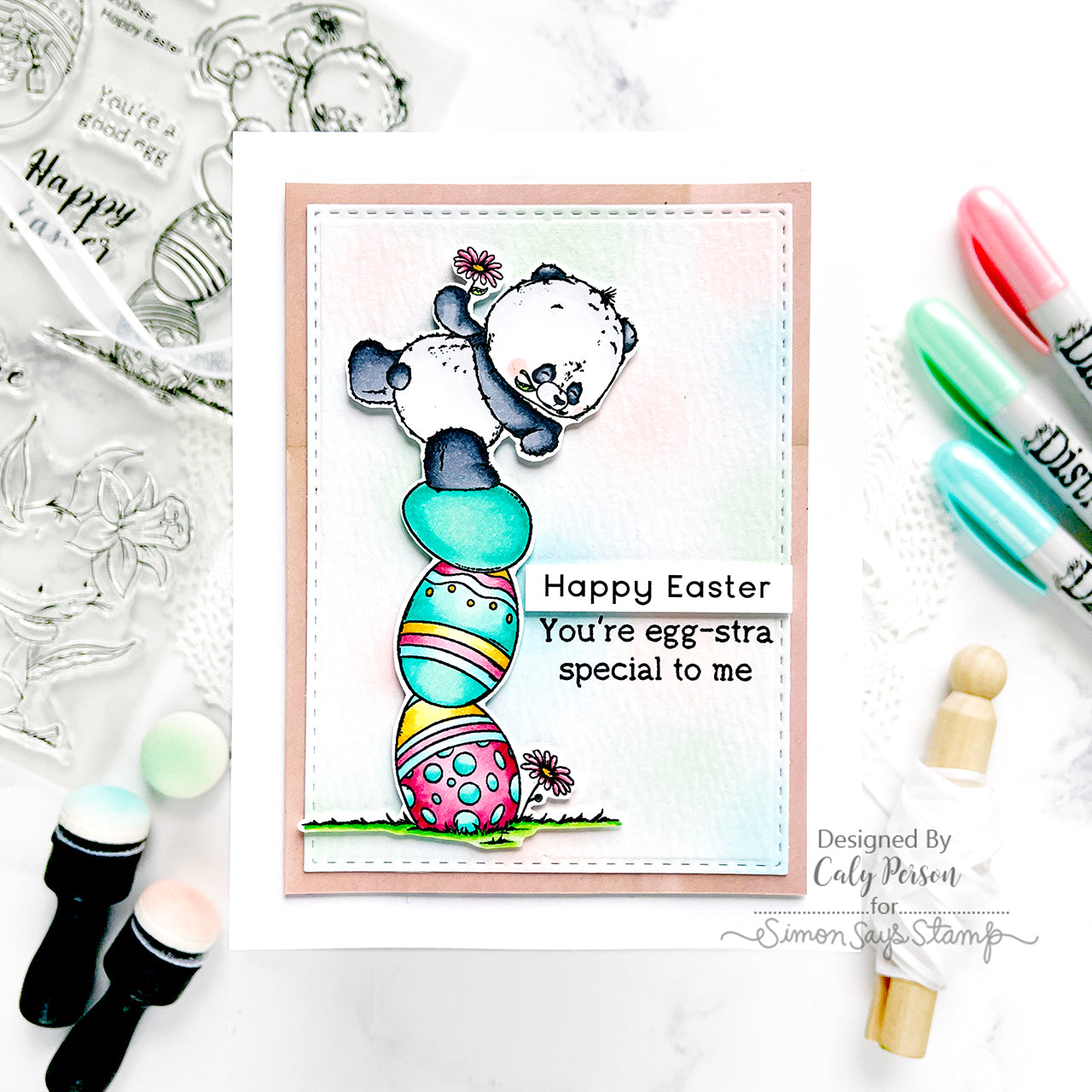Simon Says Stamp Hoppy Easter Wafer Dies 1056sdc Easter Card | color-code:ALT03