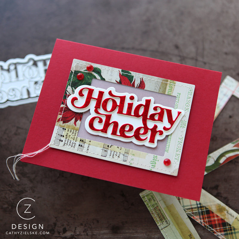 Simon Says Stamp Fancy Holiday Cheer Wafer Dies sssd112992 Christmas Card | color-code:ALT01