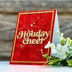 Simon Says Stamp Fancy Holiday Cheer Wafer Dies sssd112992 Christmas Card