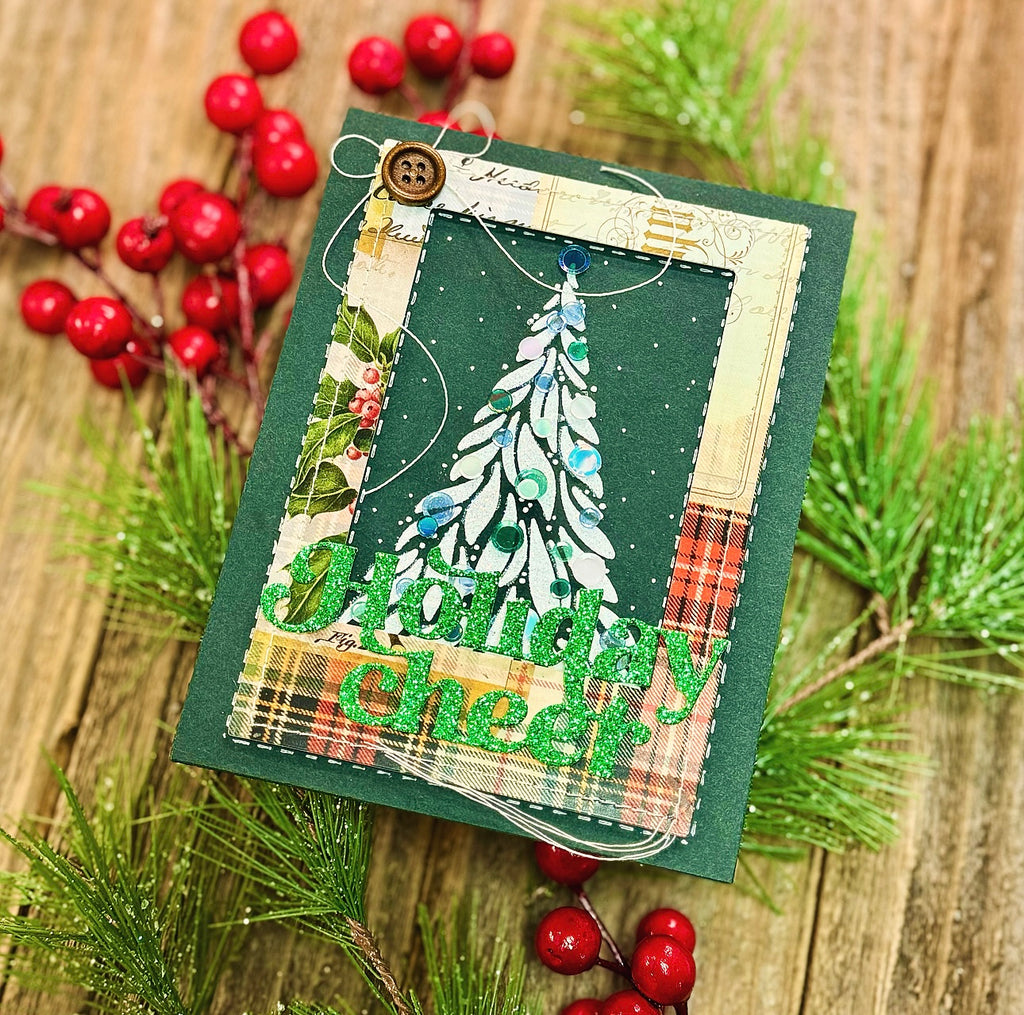 Simon Says Stamp Fancy Holiday Cheer Wafer Dies sssd112992 Christmas Card | color-code:ALT02