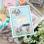 Simon Says Stamp Vintage Bunnies Wafer Dies 1583sdc Easter Card | color-code:ALT10