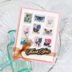 Simon Says Stamp Wild And Free Flowers Wafer Dies 1038sdc Be Bold Thank You Card