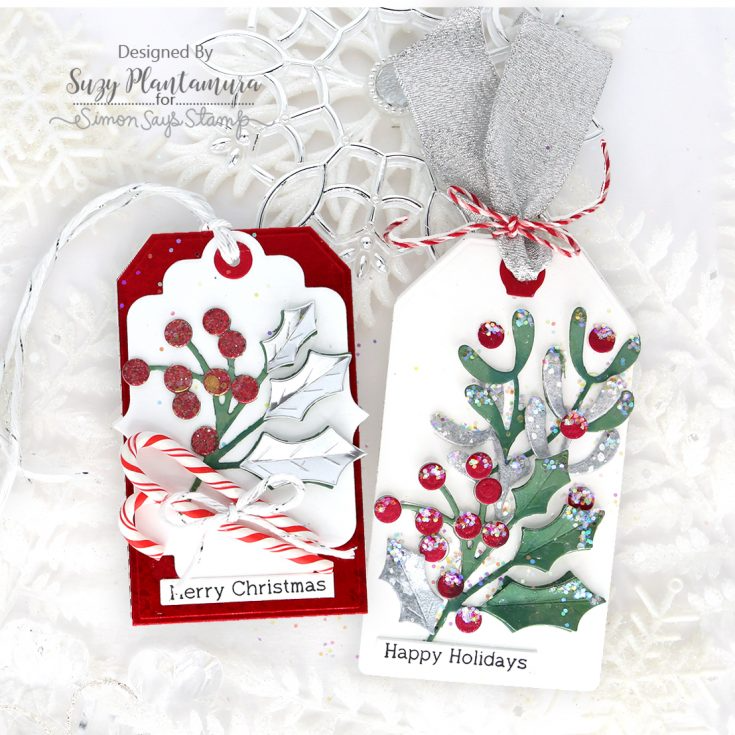 Simon Says Stamp Two Stems And Berries Wafer Dies sssd112979 Christmas Tags | color-code:ALT03