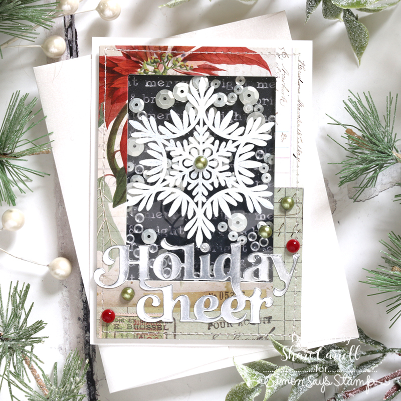 Simon Says Stamp Fancy Holiday Cheer Wafer Dies sssd112992 Christmas Card | color-code:ALT03