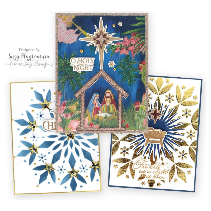 PREORDER Simon Says Stamp Hark The Newborn King Wafer Dies sssd112961c Christmas Cards | color-code:ALT01
