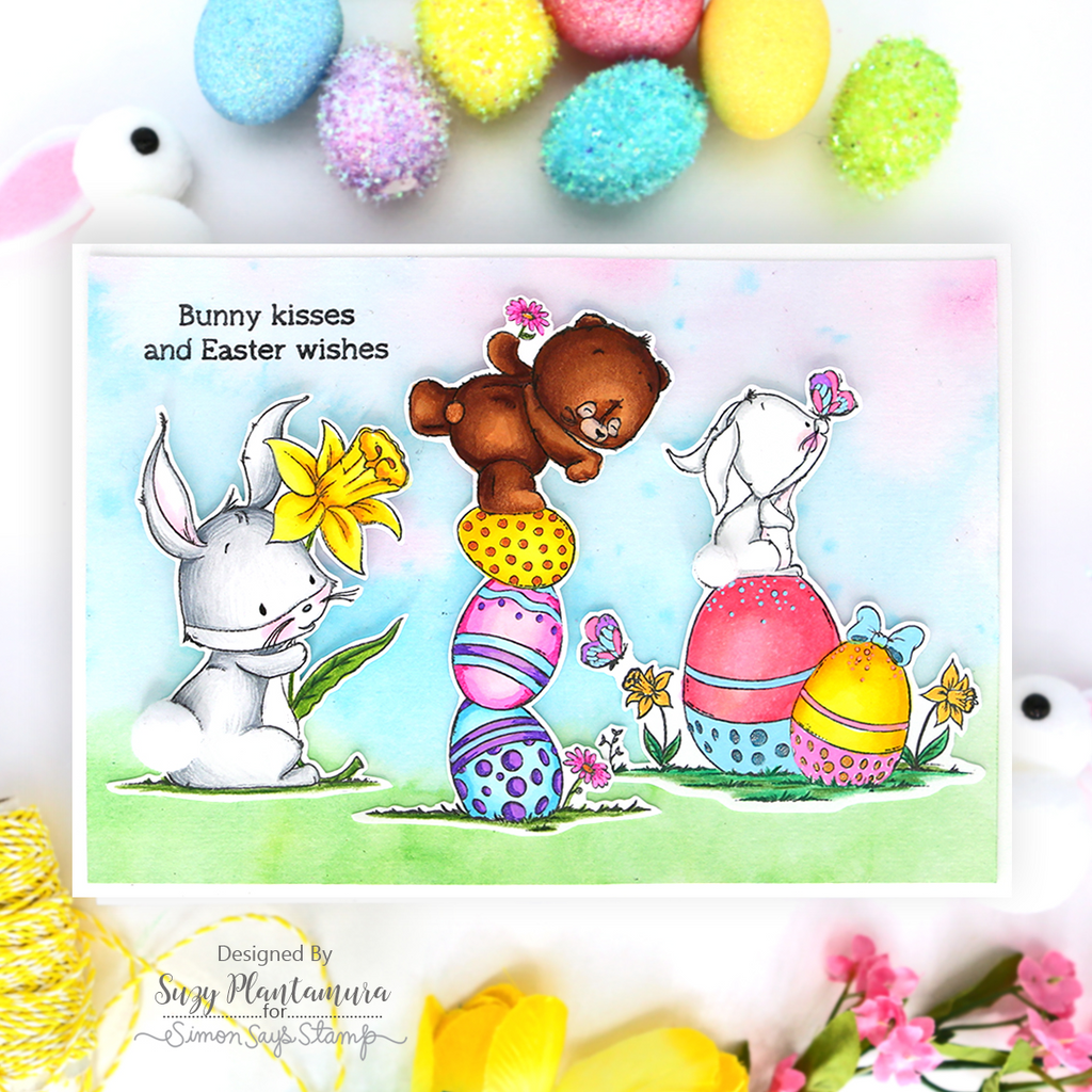 Simon Says Stamp Hoppy Easter Wafer Dies 1056sdc Easter Card | color-code:ALT02