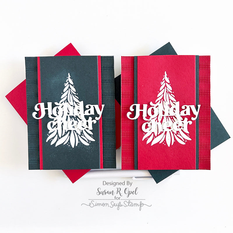 Simon Says Stamp Fancy Holiday Cheer Wafer Dies sssd112992 Christmas Cards | color-code:ALT04