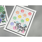 Gina K Designs for Simon Says Stamp Bold Blooms Plate Wafer Die 1355sdc Thank You Card | color-code:ALT01
