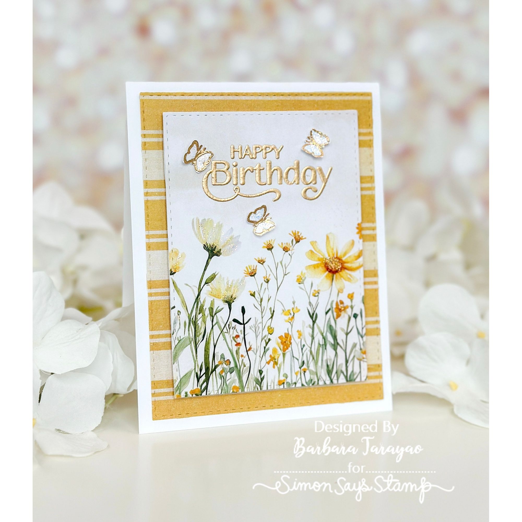 Simon Says Stamp Butterfly Blossoms Wafer Dies 1317sdc Birthday Card | color-code:ALT03