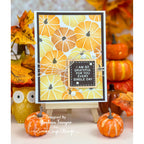 CZ Design Stamps and Dies A2 Grid Basics set1064ag Grateful Card