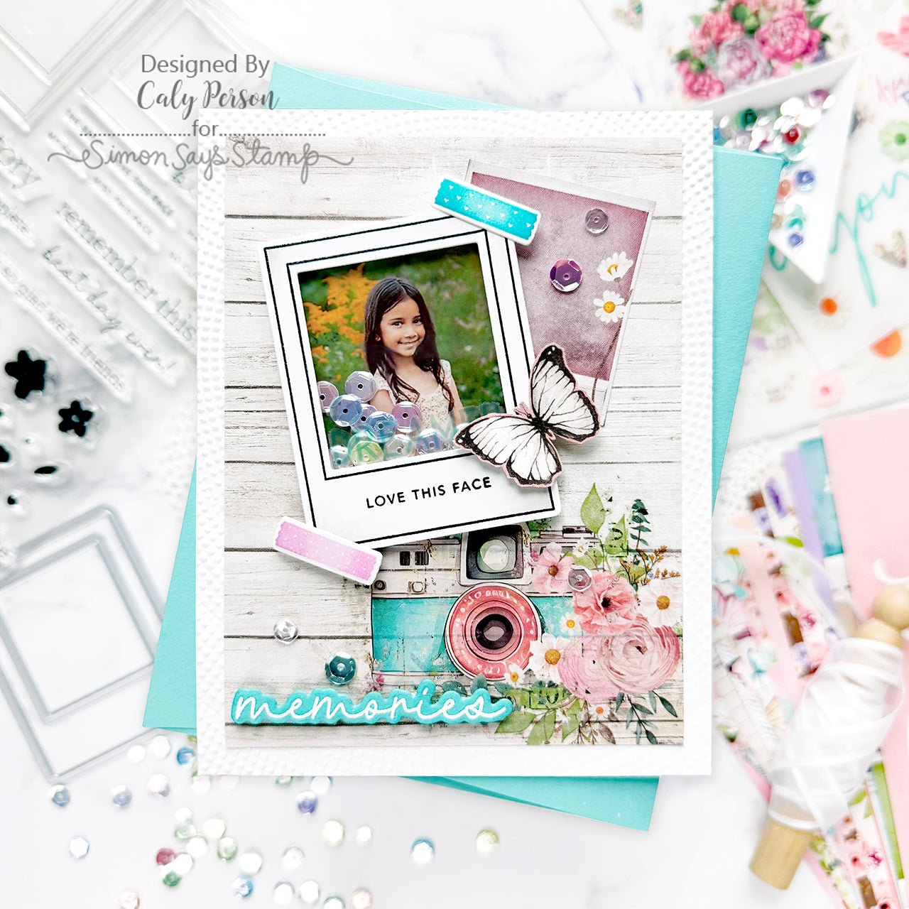 CZ Design Modern Scrapbook Wafer Dies czd261c Moments in Time Love Card | color-code:ALT07