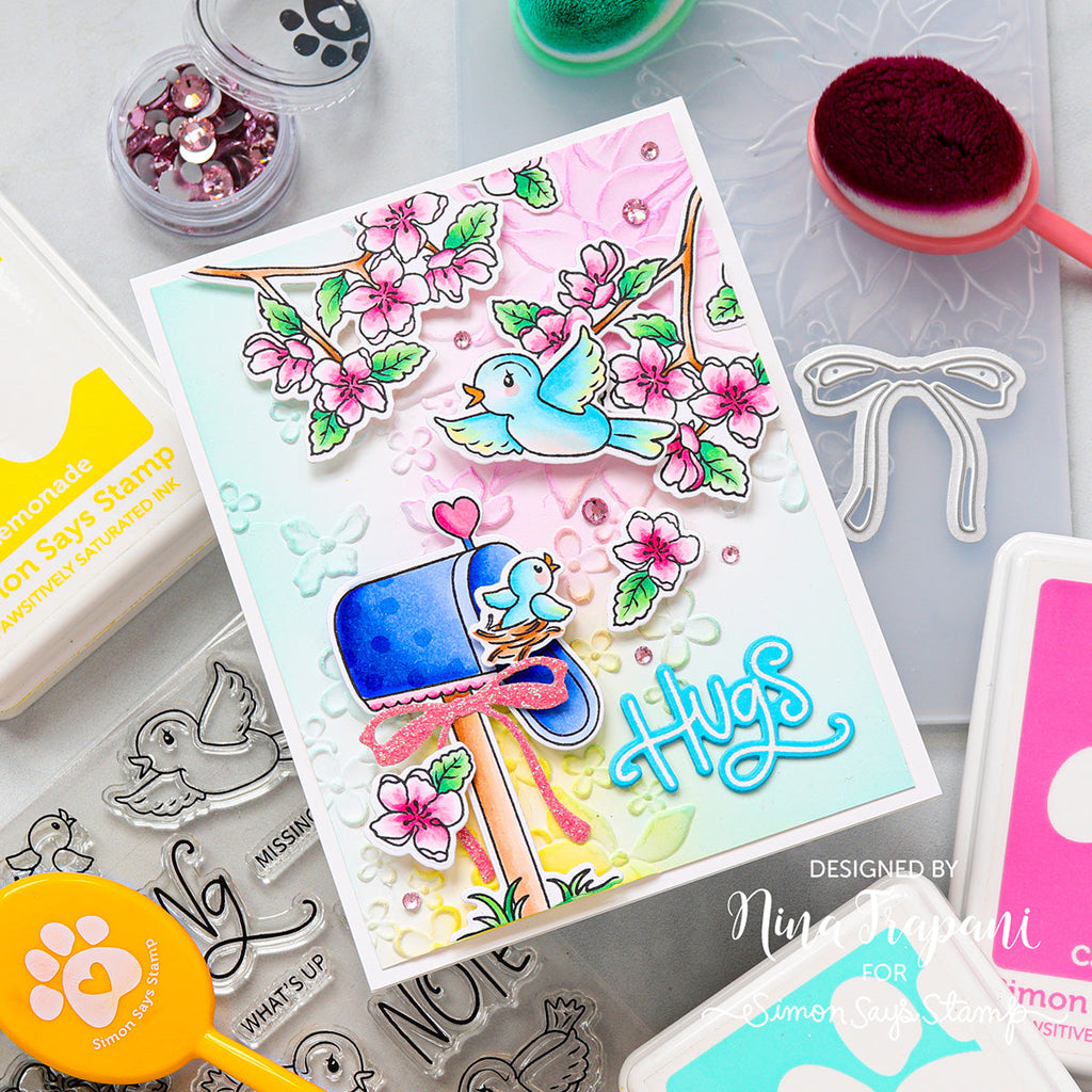 Simon Says Stamp Tweet Friend Wafer Dies 1271sdc Hugs Card | color-code:ALT04
