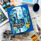 Simon Says Stamp Through the Window Wafer Dies 1402sdc Miss You Card | color-code:ALT03