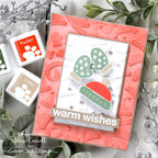 CZ Design Warmest Wishes Wafer Dies czd256c Winter Card | color-code:ALT05