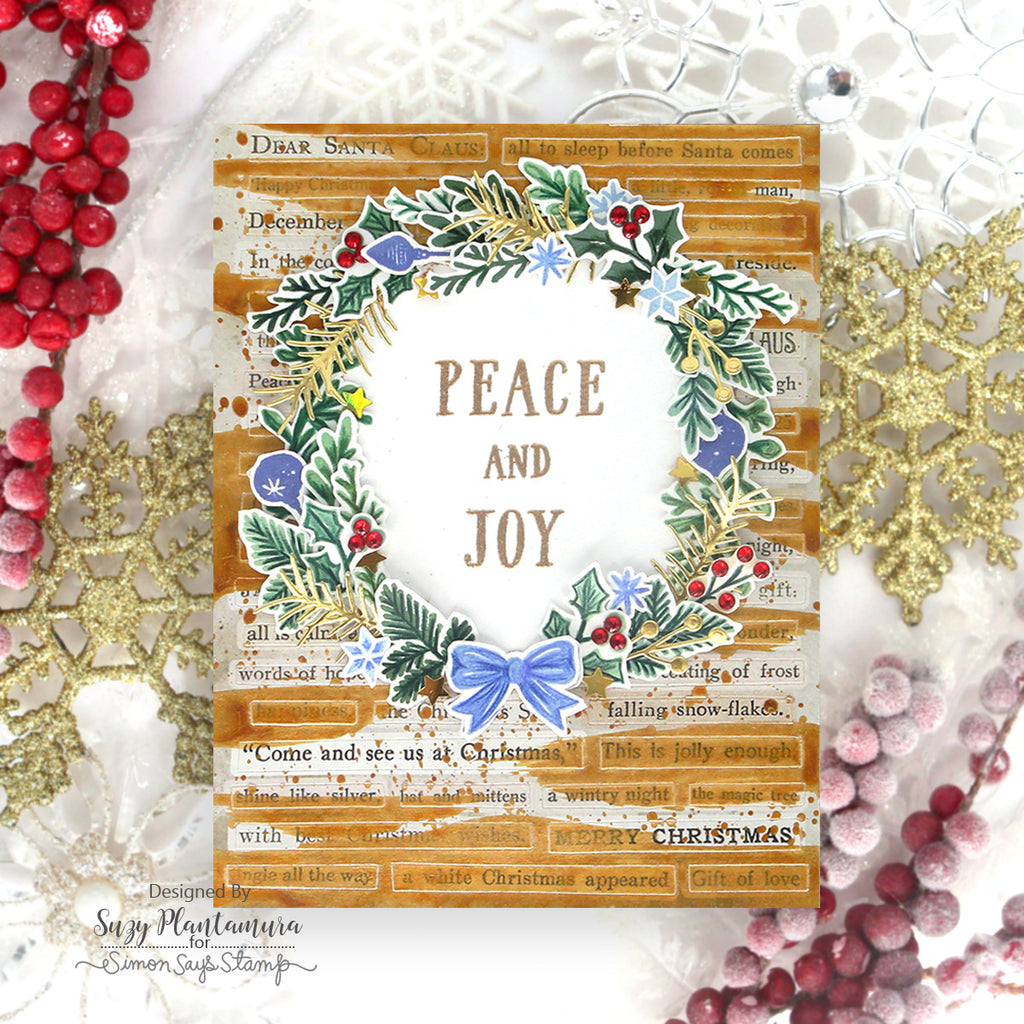 Simon Says Stamp Bright Christmas Wafer Dies 1554sdc Christmas Card