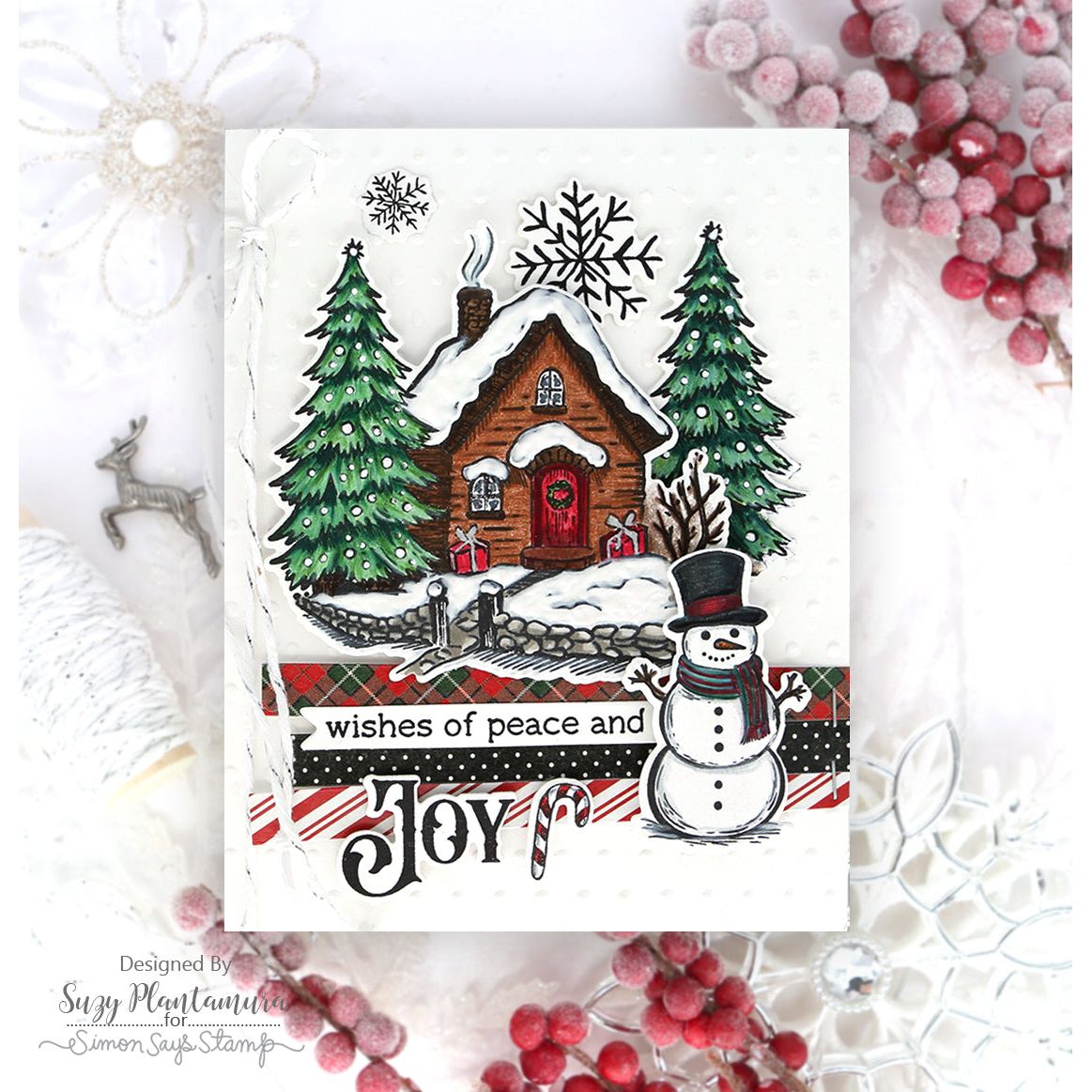 Simon Says Stamps and Dies Home for the Holidays set899hh Christmas Card | color-code:ALT03