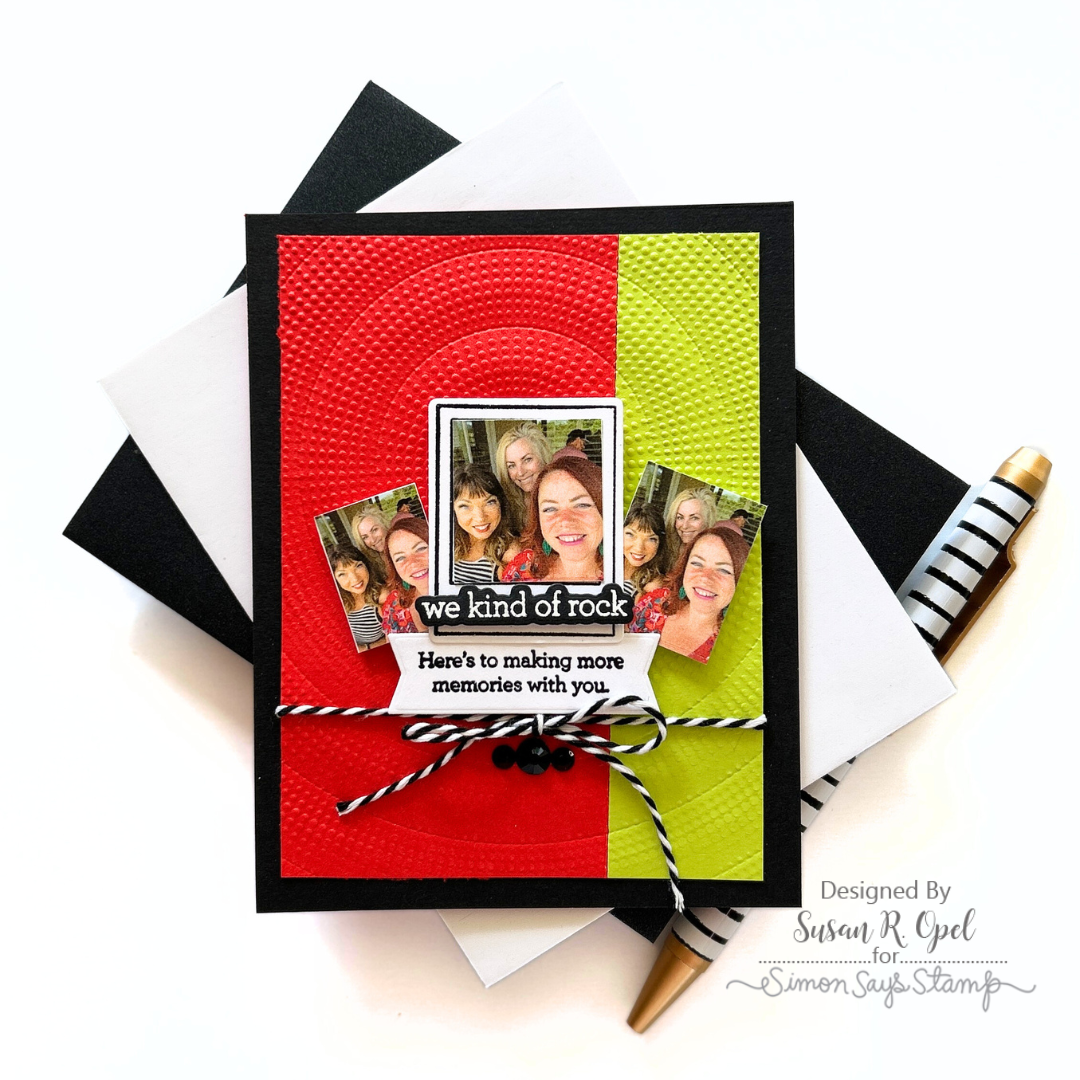 CZ Design Modern Scrapbook Wafer Dies czd261c Moments in Time Friend Card | color-code:ALT08
