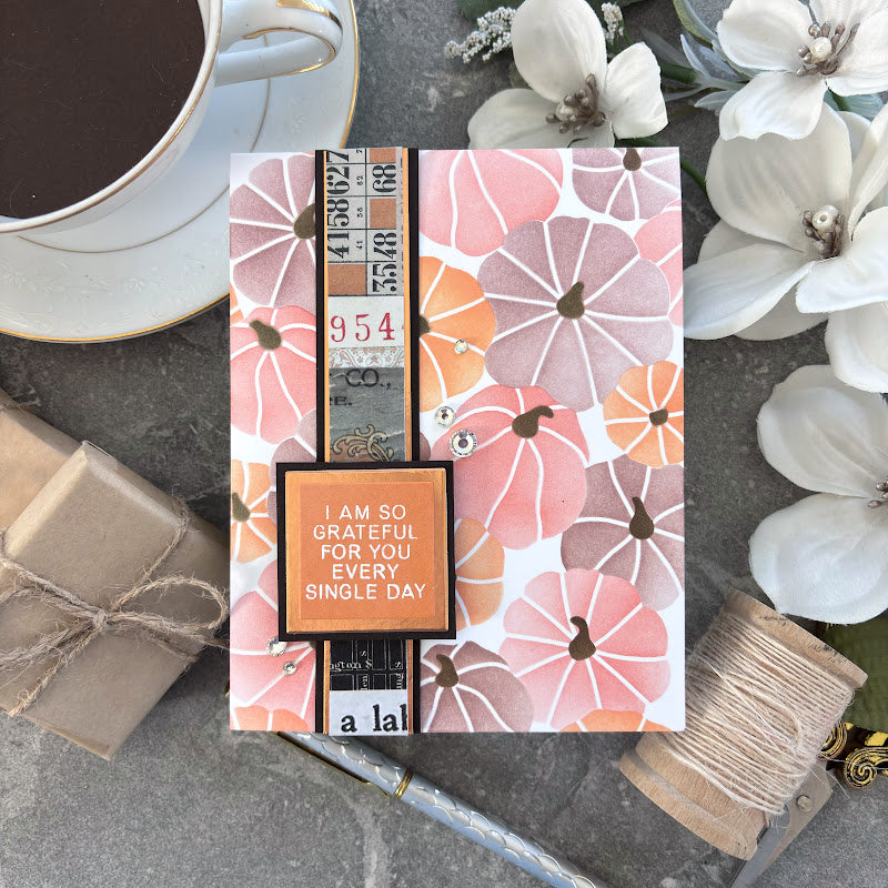 CZ Design A2 Grid Basics Wafer Dies czd283c Grateful Card | color-code:ALT02