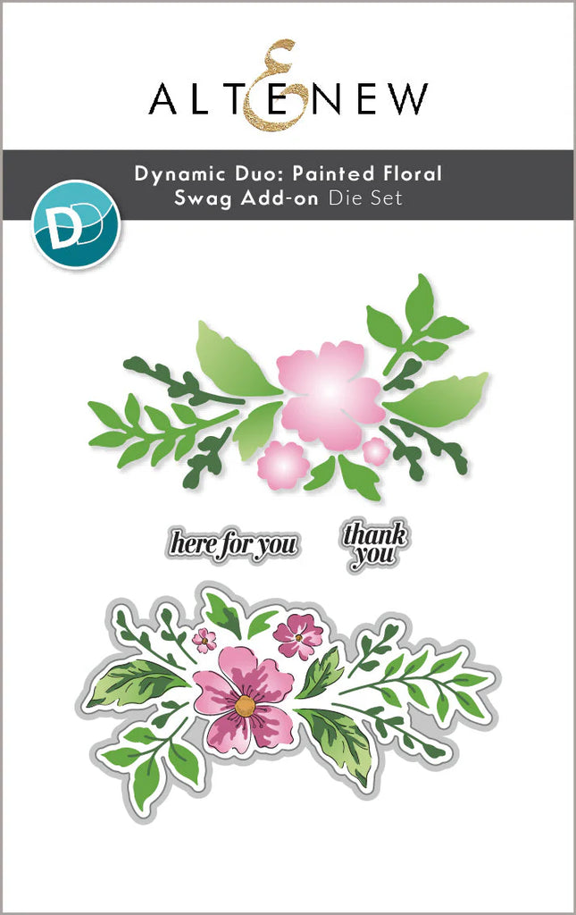 Altenew Dynamic Duo Painted Floral Swag Add-on Dies alt10105