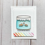 Avery Elle Bright Rainbow Stripes Washi Tape ws2313 you're awesome