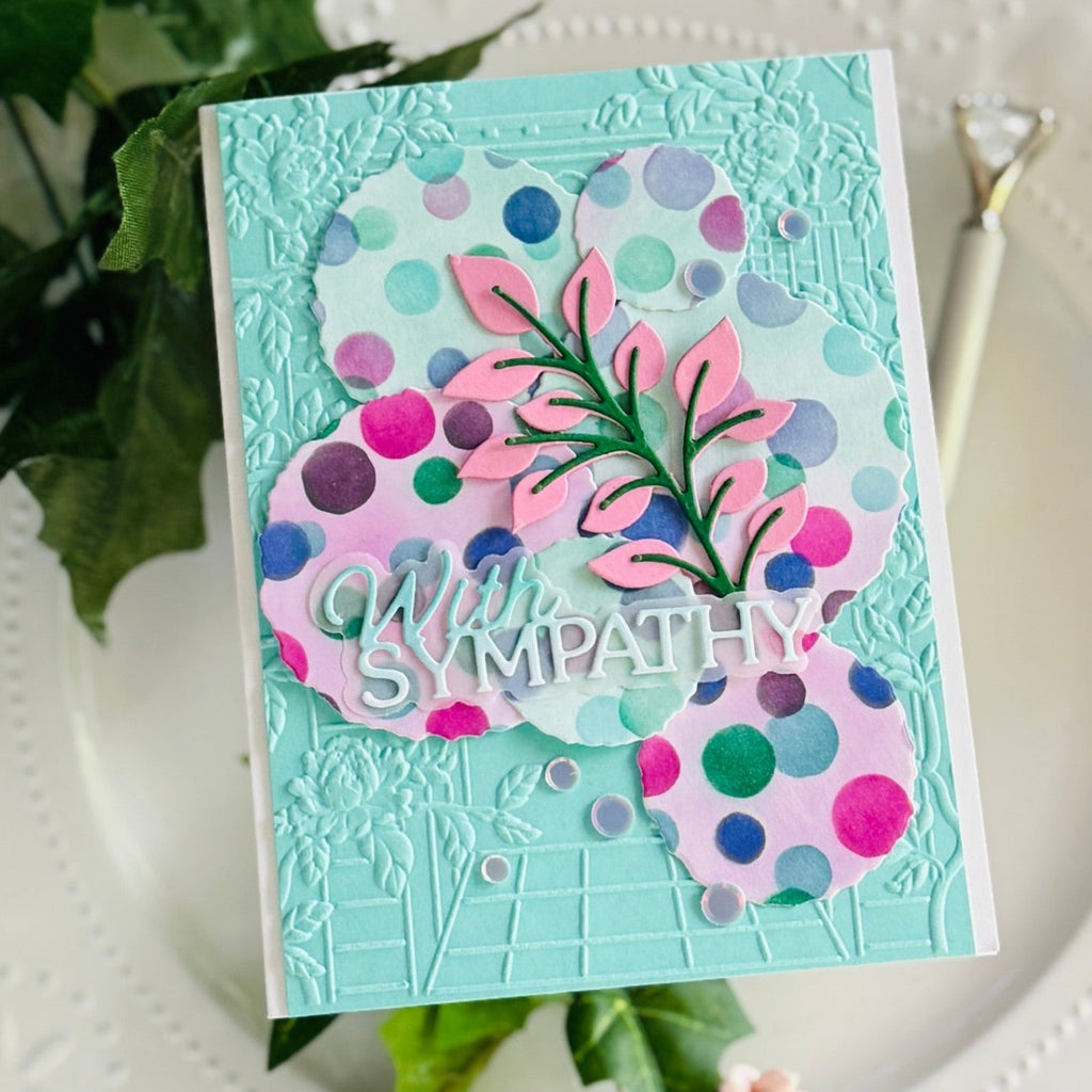 Spellbinders Layered With Sympathy Etched Dies s1-187 dots