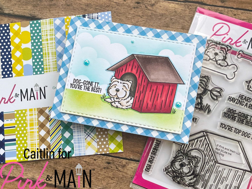 Pink and Main June Pup Clear Stamps PM0632 Clouds