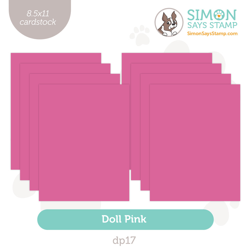 Simon Says Stamp Cardstock 100lb Doll Pink DP17