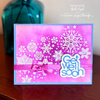 Rainbow Splash Drops Sticker Assortment rsg2 Get Well Card | color-code:ALT02