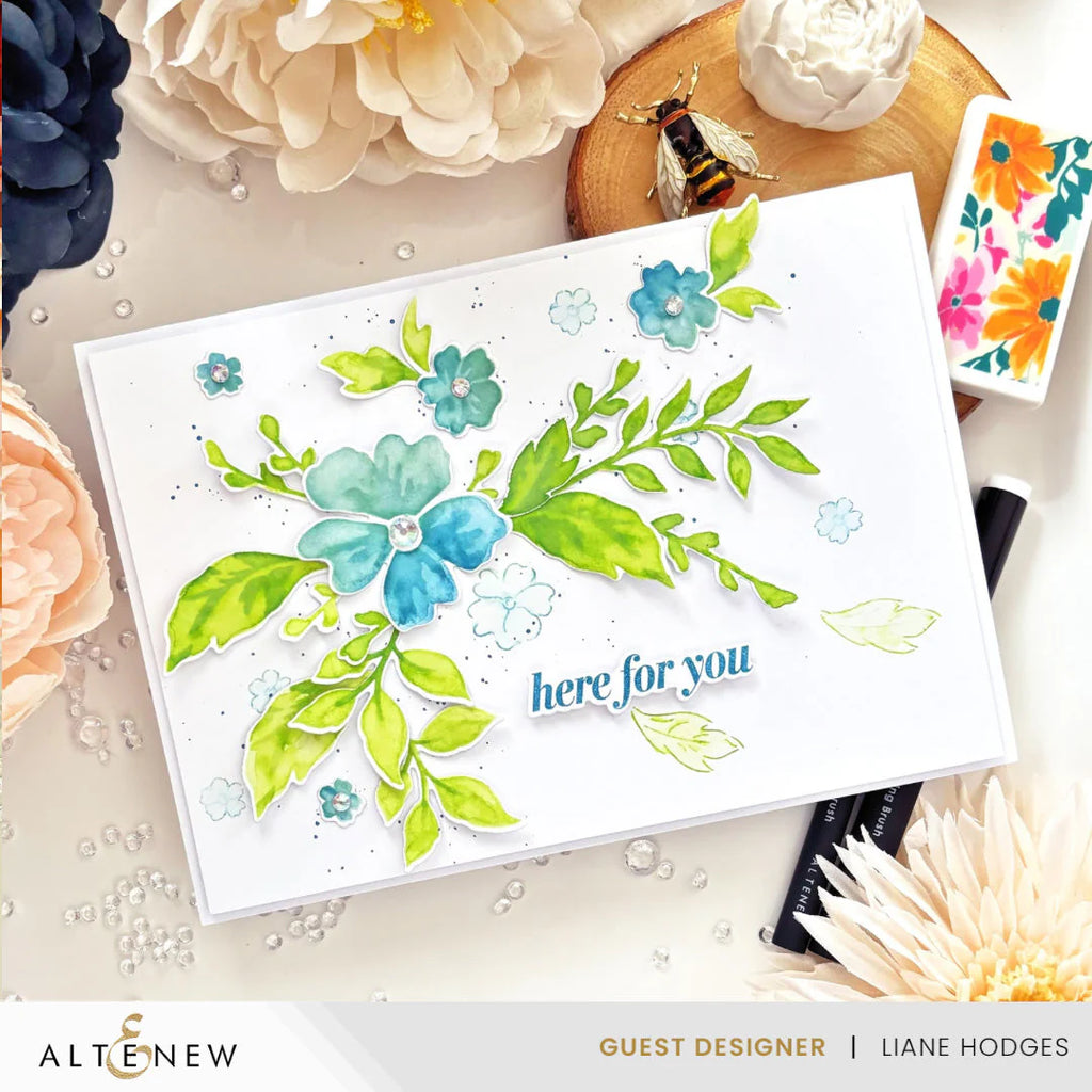 Altenew Dynamic Duo: Painted Floral Swag and Add-on Die Set here for you
