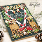 Honey Bee Lovely Layers Mushroom Dies hbds-llmush Holiday Forest Card | color-code:ALT01