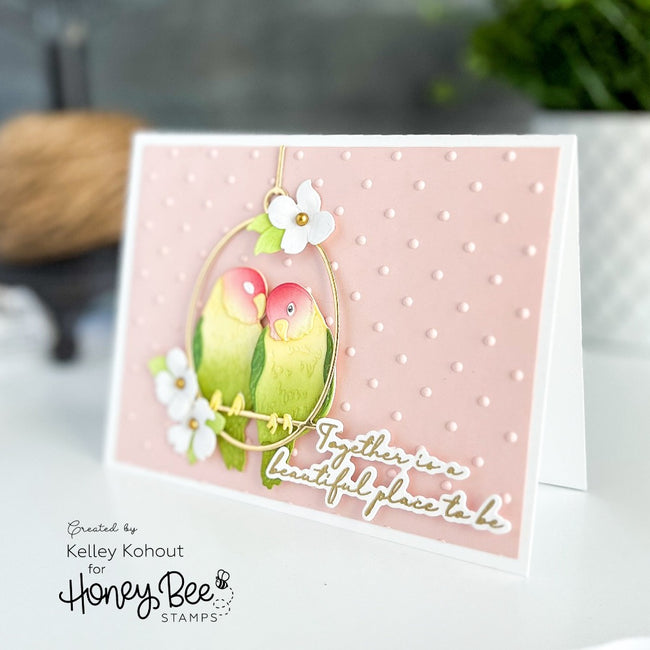 Honey Bee By Your Side Dies hbds-525 Friendship Card