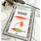 Honey Bee Hooked On You Die Set hbds-494 birthday wishes for big fishes