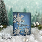 Honey Bee Lovely Layers Large Snowflakes Dies hbds-llsnow Let It Snow Card | color-code:ALT01