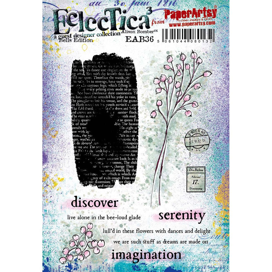 Paper Artsy Alison Bomber Bells Edition Cling Stamps eab36 – Simon