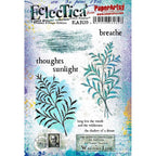 The Paper Artsy Alison Bomber Pressed Foliage Edition Cling Stamps eab39