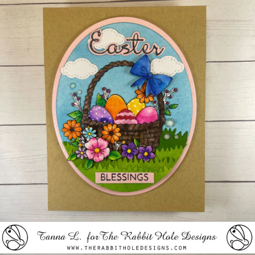 The Rabbit Hole Designs Easter Basket Dies trh-227d easter blessings
